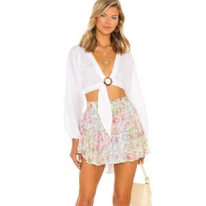 LoveShackFancy Ruffle Mini Skirt